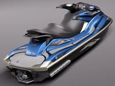 Yamaha FX HO 2011 3D model