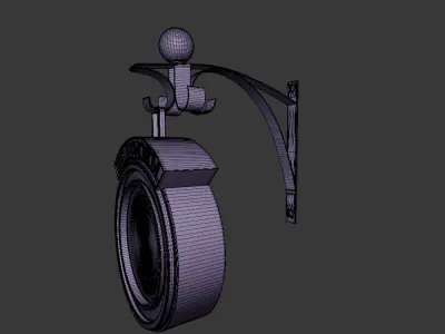 wall clock 005 3D model