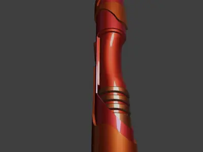 Light Saber fantasy Low-poly 3D model
