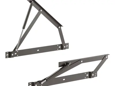 Rigged Bed Mechanism with Gas Lift 3D model