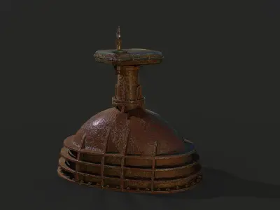 Metal Valve Low-poly 3D model
