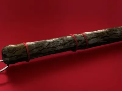 Low Poly Sword Low-poly 3D model 2