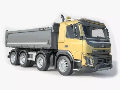 Volvo FMX 500 Billencs Dump Truck 3D model