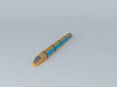 Royal Rail Torpedo Free 3D model