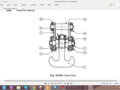 crane hook solid works Free 3D print model