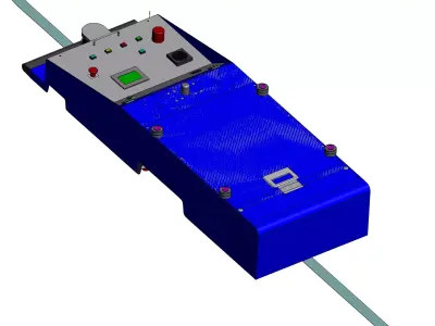Latent Magnetic Navigation AGV  3D model