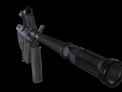 Aug A1 Rifle Low-poly 3D model