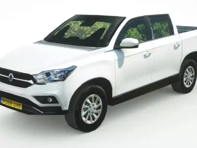 SsangYong Musso 2019 Low-poly 3D model