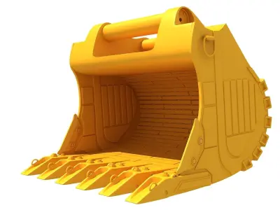 Excavator Bucket 3D model