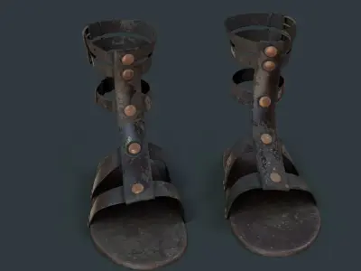 Leather armor 3D model purchase