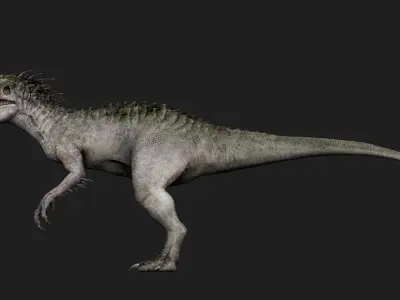 dinosaur Low-poly 3D model 24