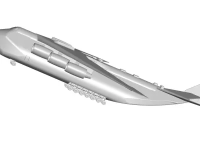 Antonov 225 Air Plane 3D model