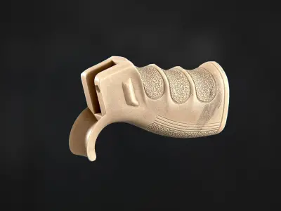 Trinity Force DMR Grip Low-poly 3D model