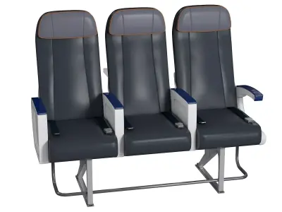 Airplane Economic Seat 3D model