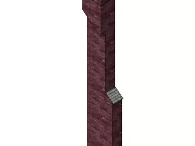 Chimney - Full Height 2 Free 3D model