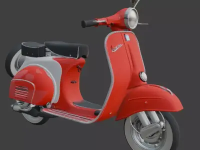 3D Model of Scooter 3D model