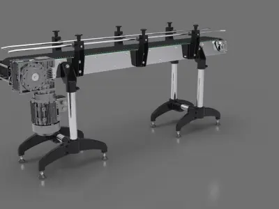Modular Conveyor 3D model
