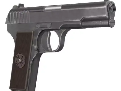 Tokarev TT33 3D model