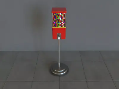 Gum Machine 3D model