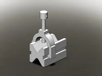 York assembly or v block 3D model