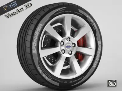 Wheel Volvo S60 4 3D model