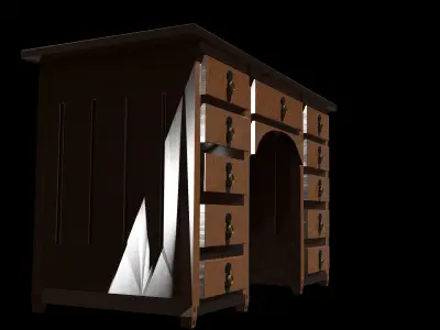 Vintage  Table 3D model