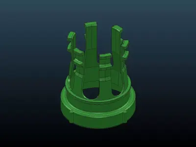 cable clamp 3D model
