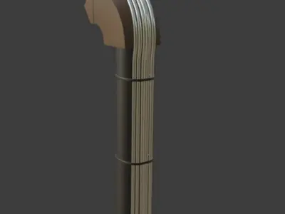 Snorkle wth different topper 3D model
