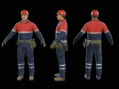  Workers Modular Character 
