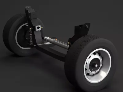 Classic Front Suspension 3D model