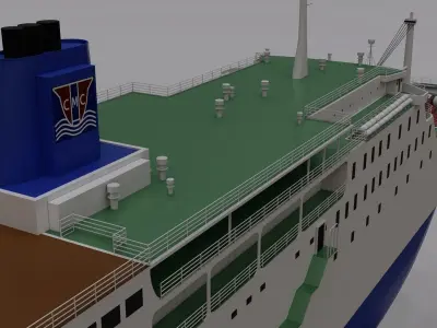 MV Sewol 3D model