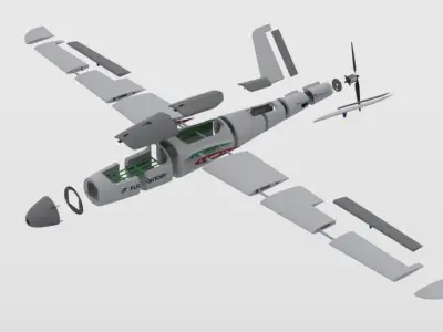 STORK UAV 3D print model
