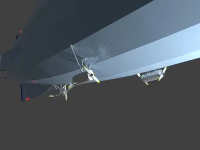 Dirigible airship 3D model