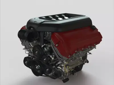 Car engine 3D model get