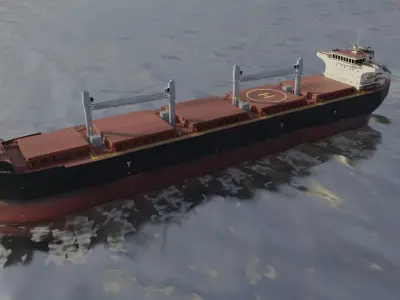 Bulk carrier SDARI Dolphin 64 3D model