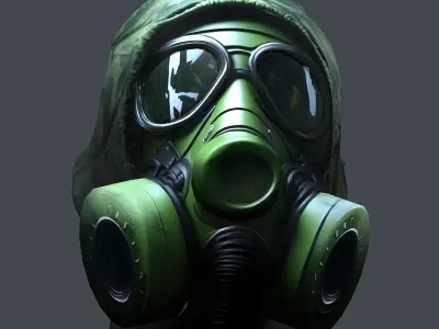 Helmet 3d model military combat Military  Low-poly 3D model