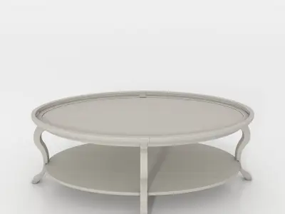 Sebastian Oval Cocktail Table 3D model