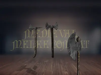 Medieval Melee Collection 3D model