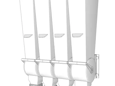 SlimLine Dispensers 3D model