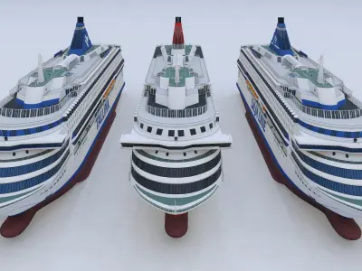 Silja Europa - 3 PACK - ONE FREE 3D model