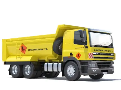 DAF CF85 Dumper 3D model