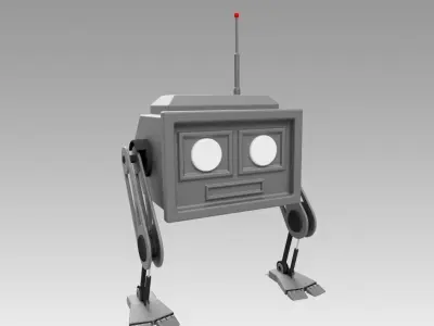 Mini robot 3D model order