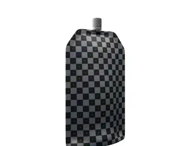 Blank Packaging with Top Spout Lid 3D Model 3D model