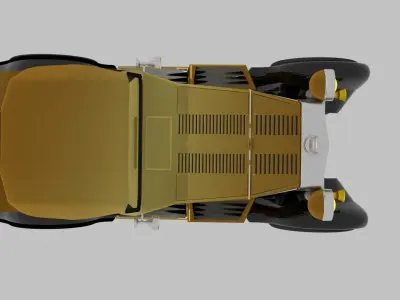 ROADSTER 3D CAR MODEL Free 3D model