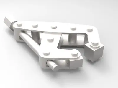 Prensa manual Free 3D model