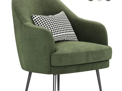 nyuton armchair 3D model