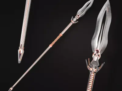 Scifi Spear Free 3D model