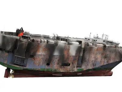 Burnt ship 3D model