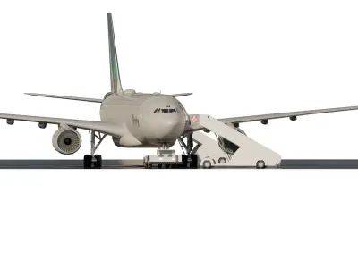 AIRBUS A330-200 2015 3D model