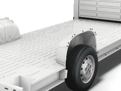 Peugeot Boxer 3540 L4 platform cab 2020 3D model